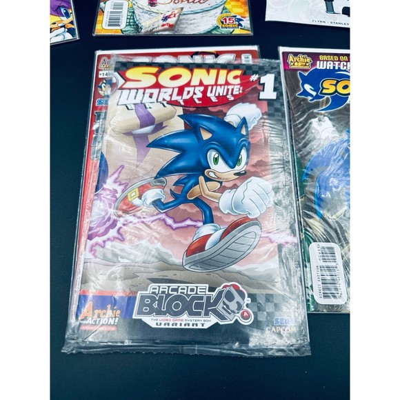 Sonic The Hedgehog Lot of 5 Archie Comics Sega y2k  lot set sonicx - Picture 2 of 7